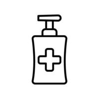 hand washing liquid soap icon vector
