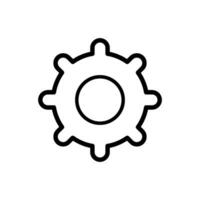 gear icon vector