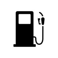 gasoline pump icon design vector