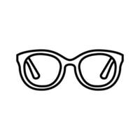 lentes icono diseño vector modelo