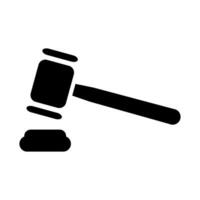 gavel law icon design vector template