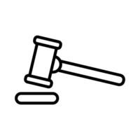 gavel law icon design vector template