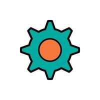 gear icon vector