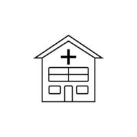 hospital icon vector