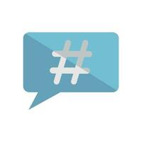 hashtag icono diseño vector modelo