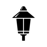 lámpara jardín icono diseño vector modelo