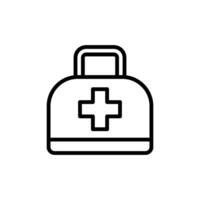 doctors bag icon vector template
