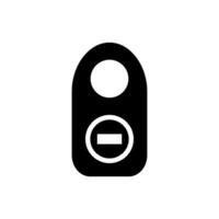 do not distrub icon design vector