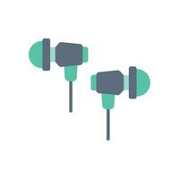 earphones icon design vector
