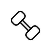 dumbbell icon design vector