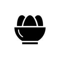 Pascua de Resurrección día huevos icono diseño vector