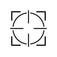 focus icon design vector template
