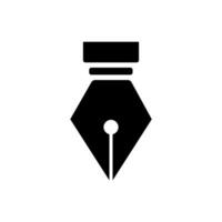 fountain pen icon vector