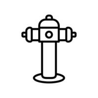 fire hydrant icon design vector template