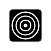 focus icon design vector template