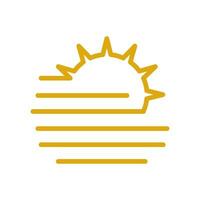 fog day icon vector