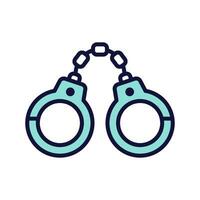 handcuffs icon design vector template