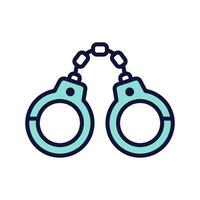 handcuffs icon design vector template