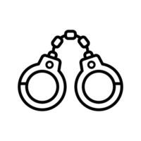 handcuffs icon design vector template