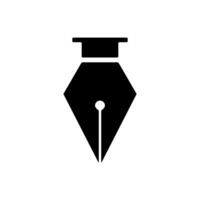 fountain pen icon vector