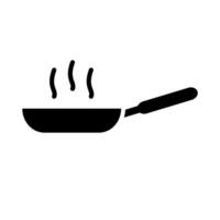 frying pan icon vector template