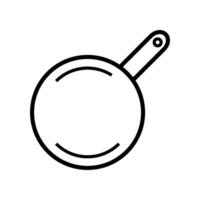 frying pan icon vector template