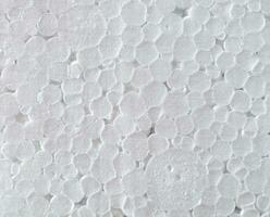 Chemical foam plastic circle white texture photo