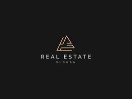 Real estate logo modern Minimal awesome trendy vector element. Simple Design for Home construction Building property. Can be use for company, apartment, business.