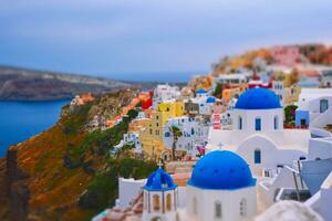 Famous greek tourist destination Oia, Greece photo