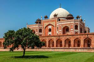 la tumba de humayun Delhi, India foto