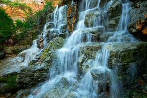 Small waterfall cascade photo