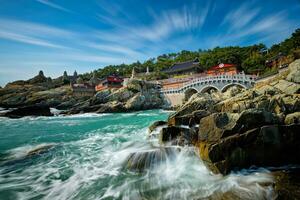 Haedong Yonggungsa Temple. Busan, South Korea photo