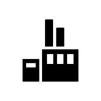 factory icon design vector