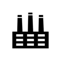 factory icon design vector