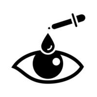 eye drops icon design vector