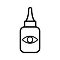 eye drops icon design vector