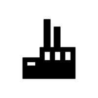 factory icon design vector