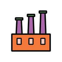 factory icon design vector