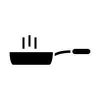 frying pan icon vector template