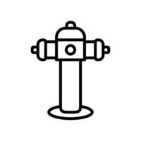 fire hydrant icon design vector template