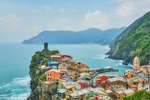 Vernazza village, Cinque Terre, Liguria, Italy photo