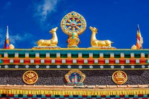 Buddhist Wheel of the Law photo