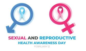 sexual and reproductive health awareness day. background, banner, card, poster, template. Vector illustration.