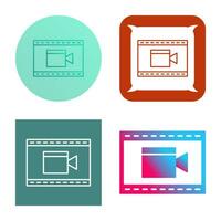 Unique Video and Animation Vector Icon