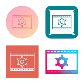 icono de vector de optimización web único