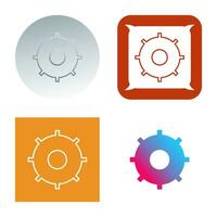 Unique Settings Vector Icon