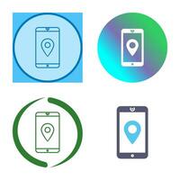 Unique GPS Service Vector Icon