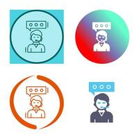 Client Service Vector Icon