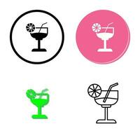 Cocktail Vector Icon