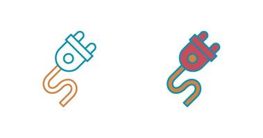 icono de vector de enchufe